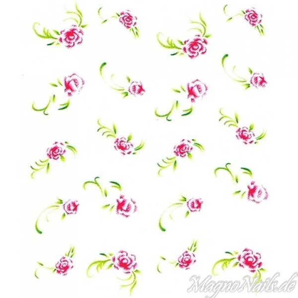 2D Nail Art One Stoke Sticker