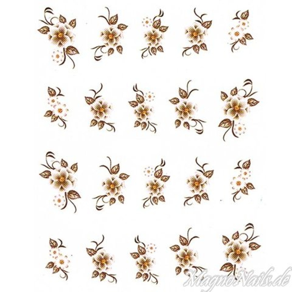 2D Nail Art One Stoke Sticker