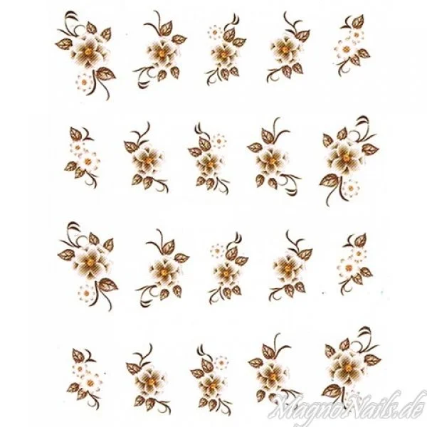 2D Nail Art One Stoke Sticker