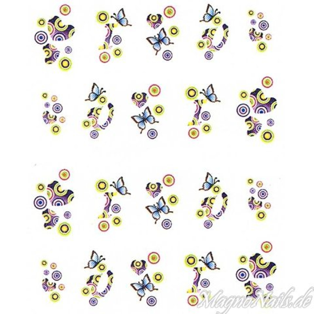 2D Nail Art One Stoke Sticker