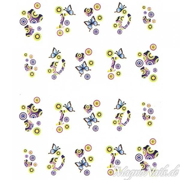 2D Nail Art One Stoke Sticker