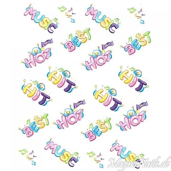 2D Nail Art One Stoke Sticker