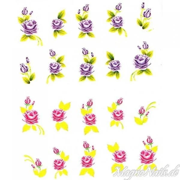 2D Nail Art One Stoke Sticker