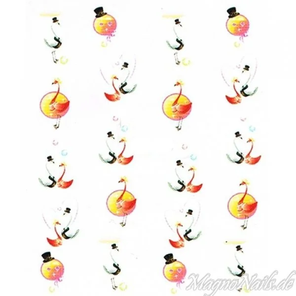 2D Nail Art One Stoke Sticker