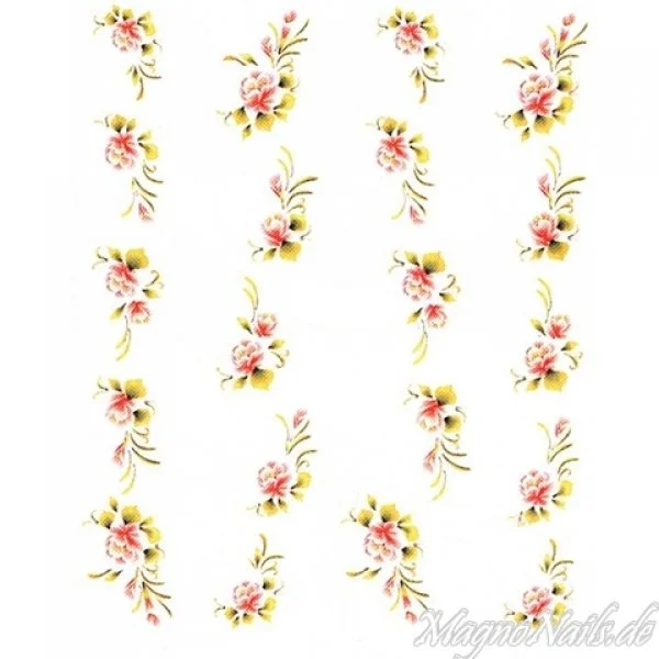 2D Nail Art One Stoke Sticker