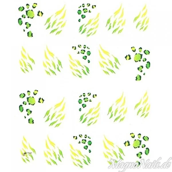 2D Nail Art One Stoke Sticker