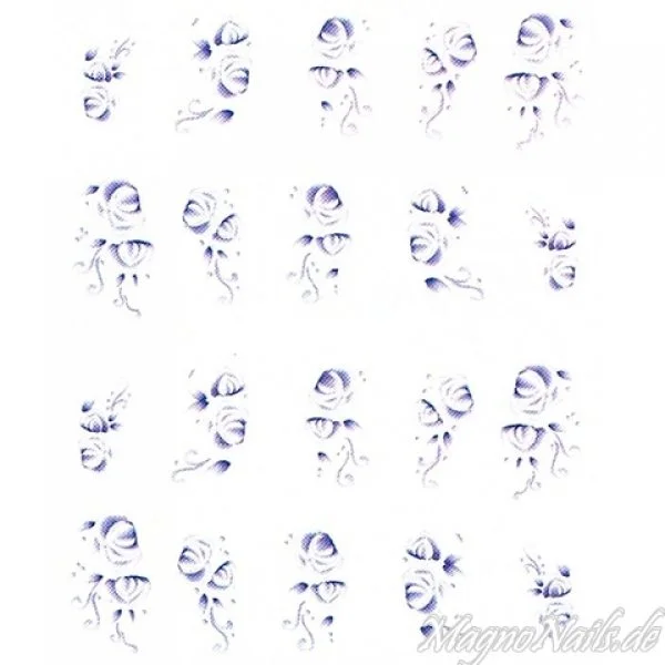 2D Nail Art One Stoke Sticker