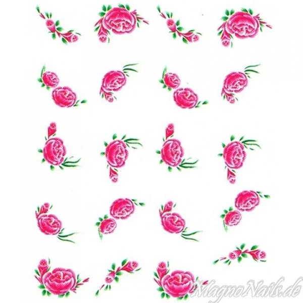 2D Nail Art One Stoke Sticker