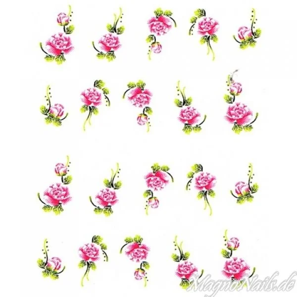 2D Nail Art One Stoke Sticker