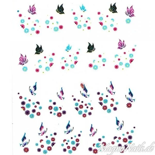 2D Nail Art One Stoke Sticker