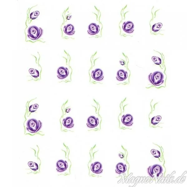 2D Nail Art One Stoke Sticker