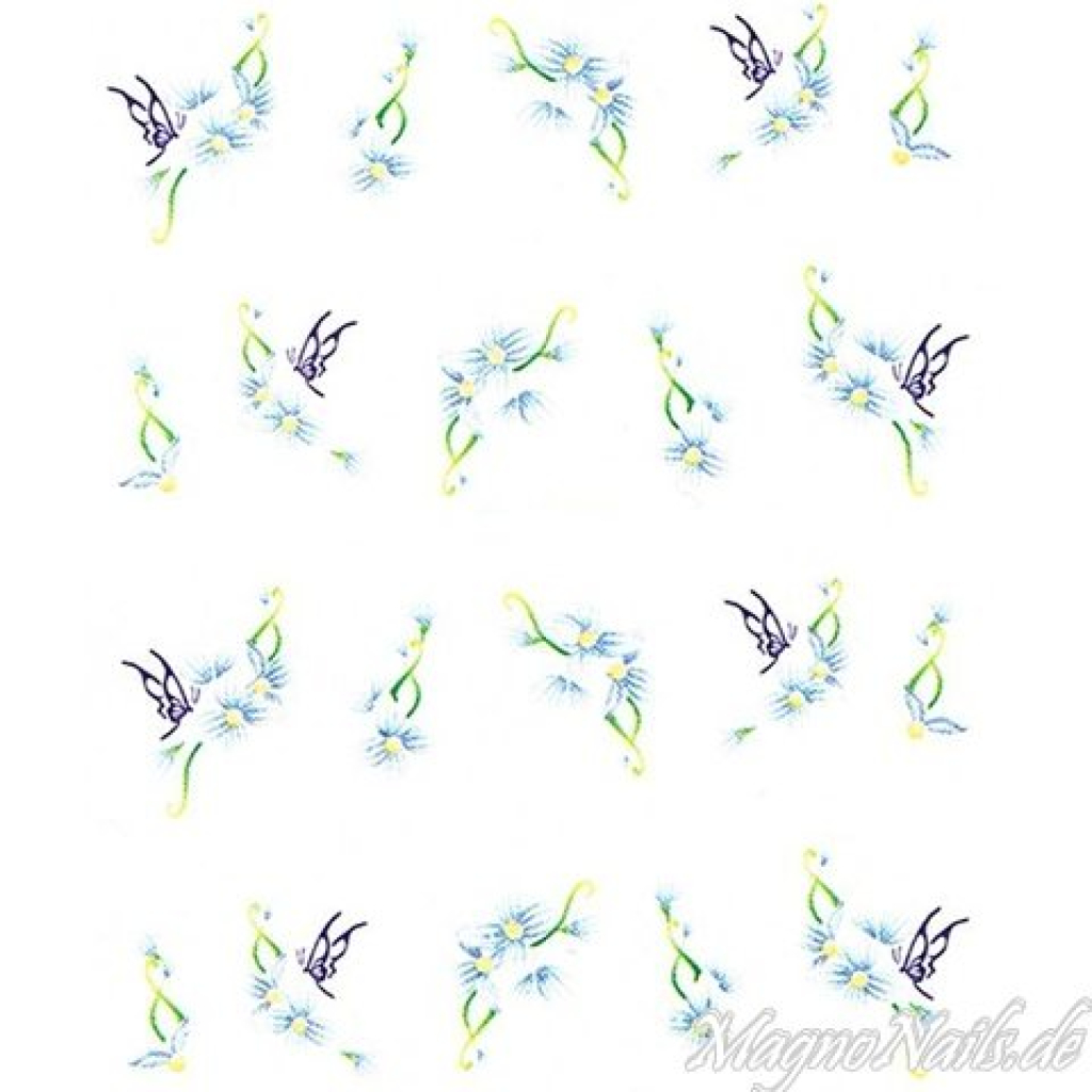 2D Nail Art One Stoke Sticker