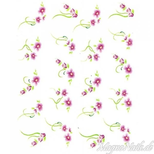 2D Nail Art One Stoke Sticker