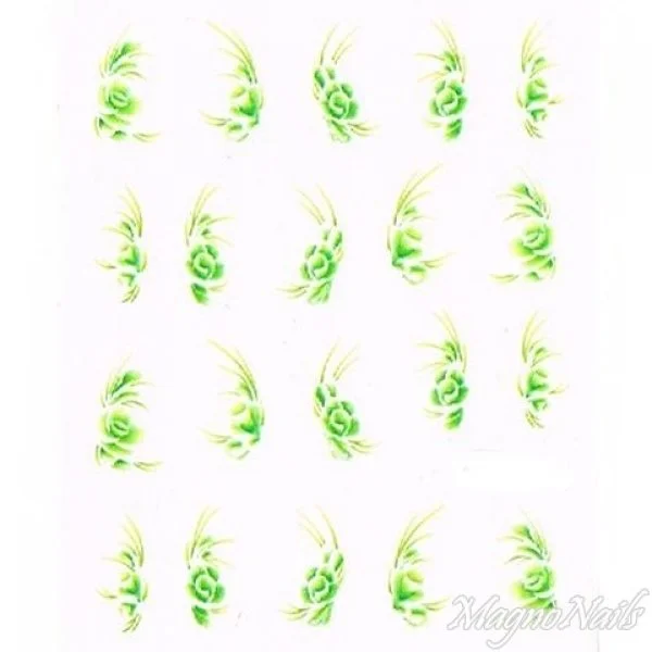 2D Nail Art One Stoke Sticker