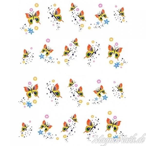 2D Nail Art One Stoke Sticker