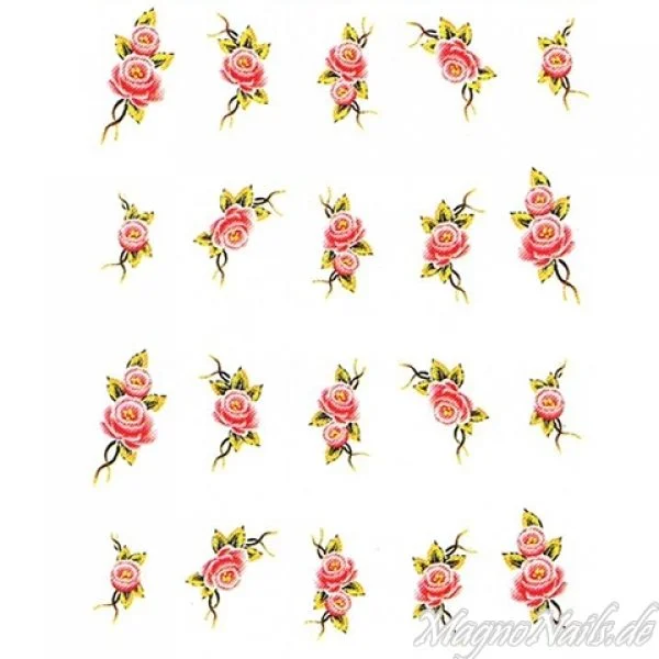 2D Nail Art One Stoke Sticker