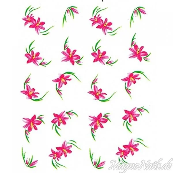 2D Nail Art One Stoke Sticker