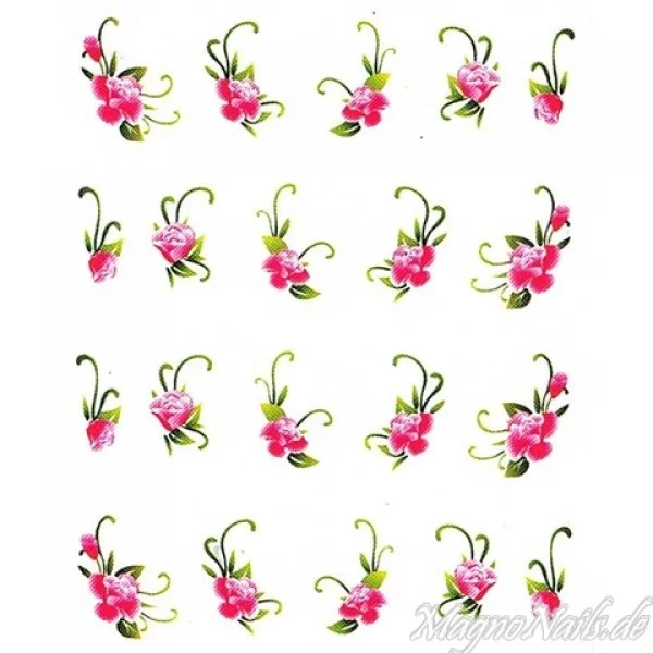 2D Nail Art One Stoke Sticker