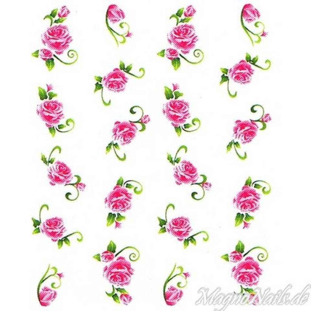 2D Nail Art One Stoke Sticker