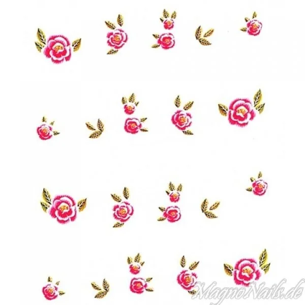 2D Nail Art One Stoke Sticker