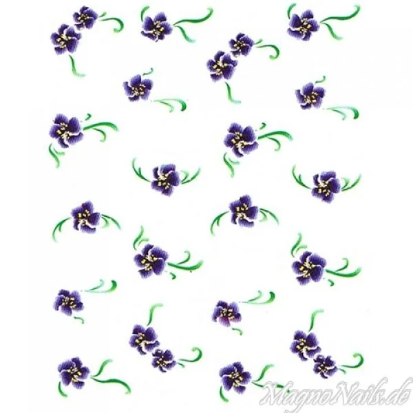 2D Nail Art One Stoke Sticker