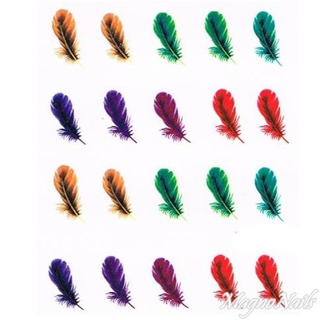 2D Nail Art One Stoke Sticker