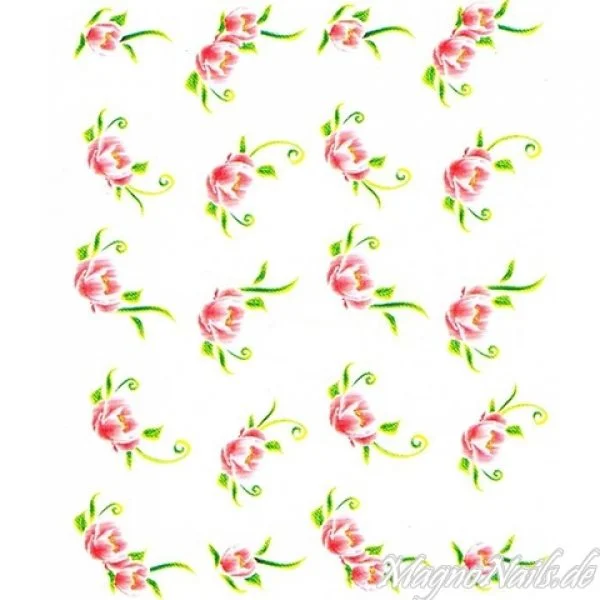 2D Nail Art One Stoke Sticker