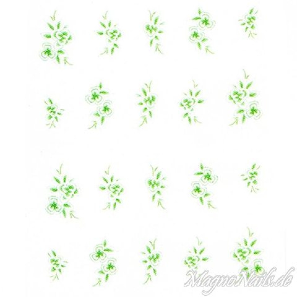 2D Nail Art One Stoke Sticker