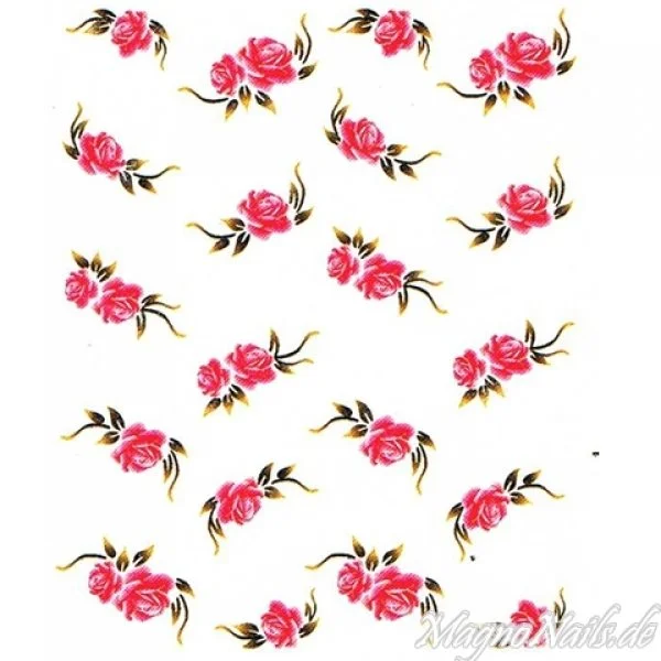 2D Nail Art One Stoke Sticker