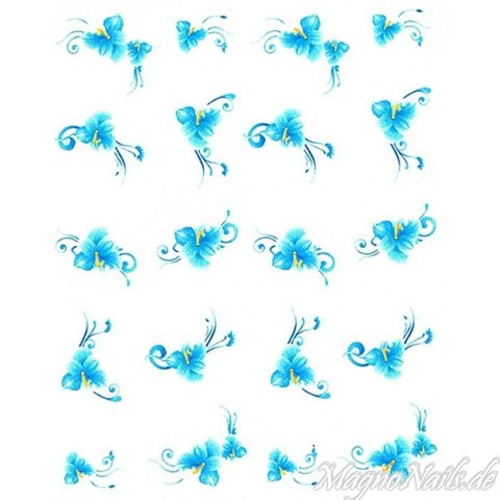 2D Nail Art One Stoke Sticker