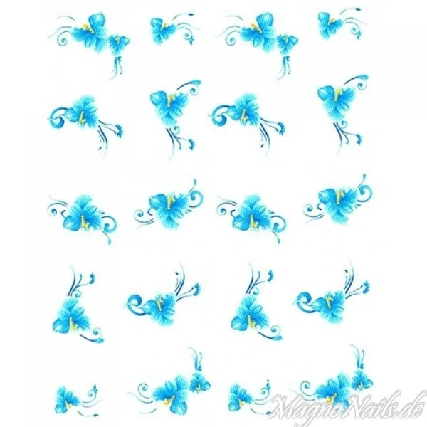 2D Nail Art One Stoke Sticker