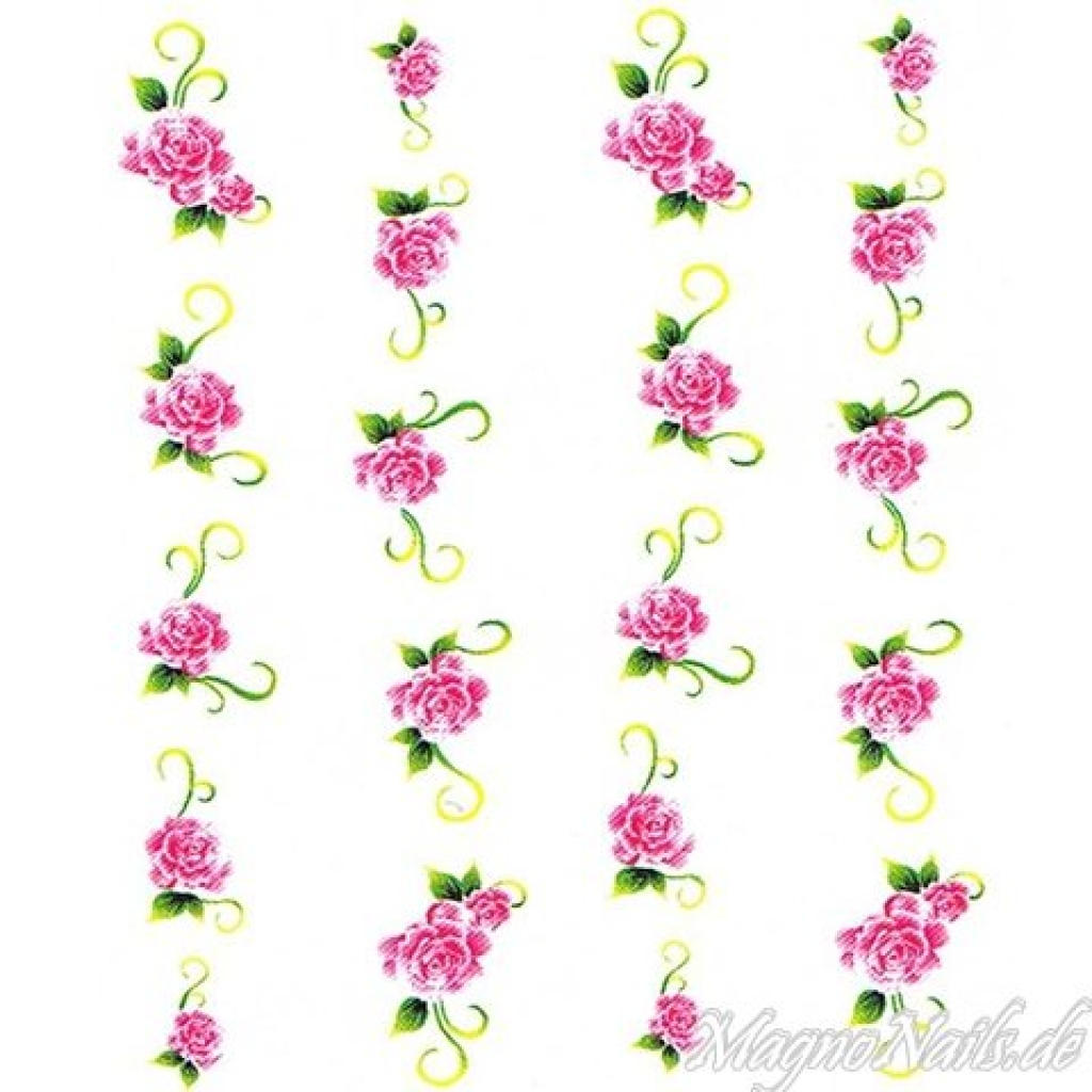 2D Nail Art One Stoke Sticker