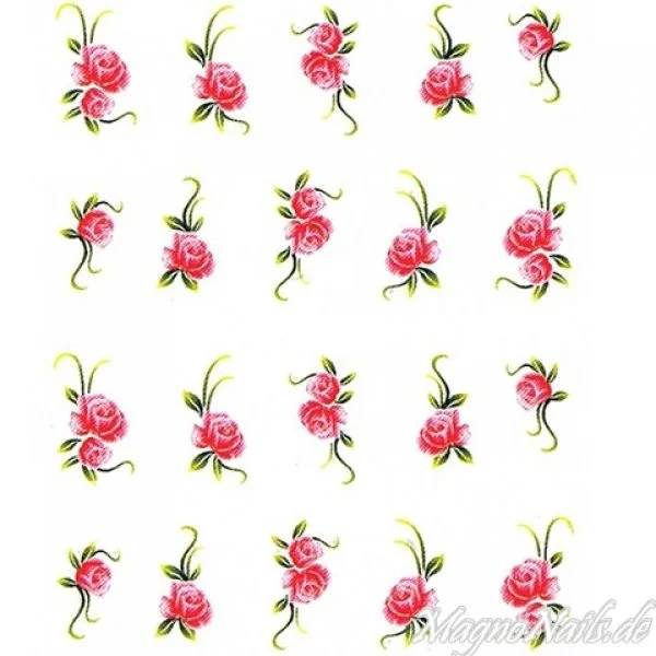 2D Nail Art One Stoke Sticker