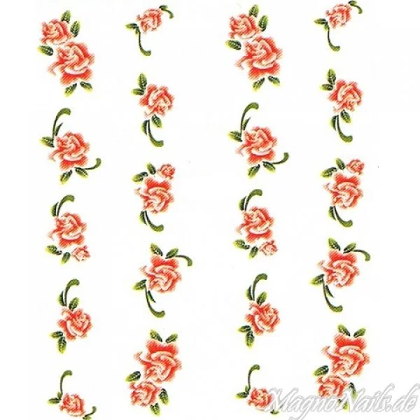 2D Nail Art One Stoke Sticker