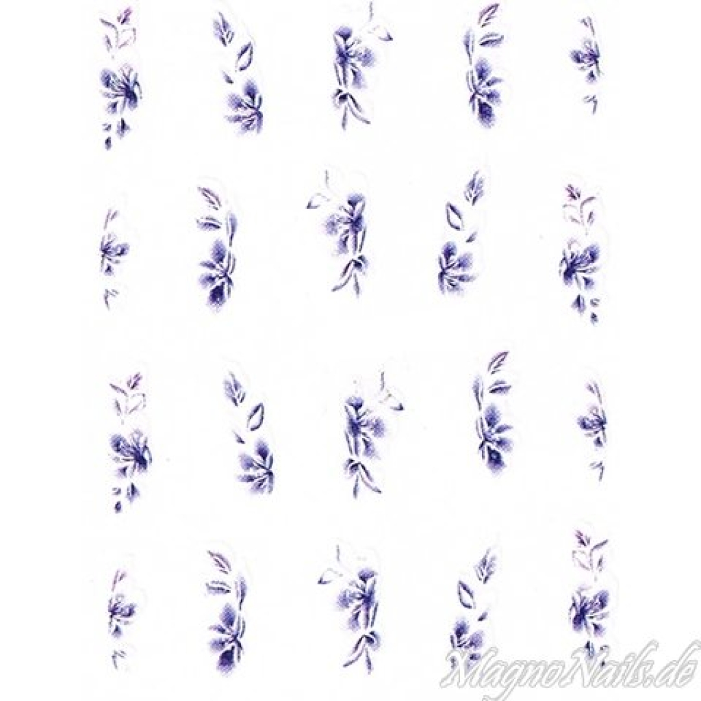 2D Nail Art One Stoke Sticker