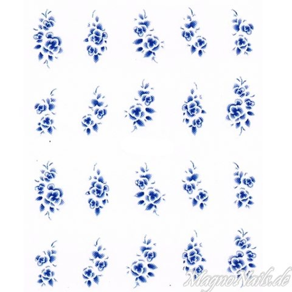 2D Nail Art One Stoke Sticker