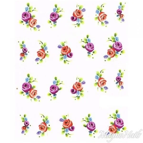 2D Nail Art One Stoke Sticker