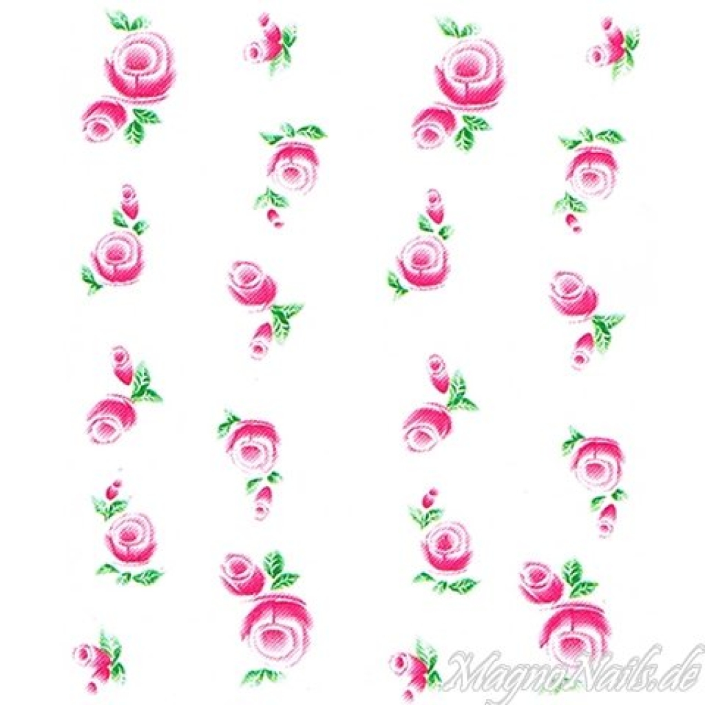 2D Nail Art One Stoke Sticker