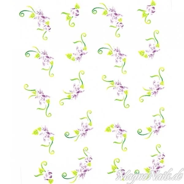 2D Nail Art One Stoke Sticker