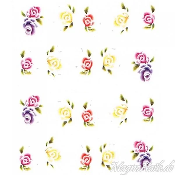 2D Nail Art One Stoke Sticker