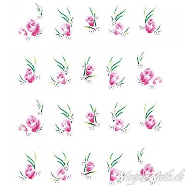 2D Nail Art One Stoke Sticker