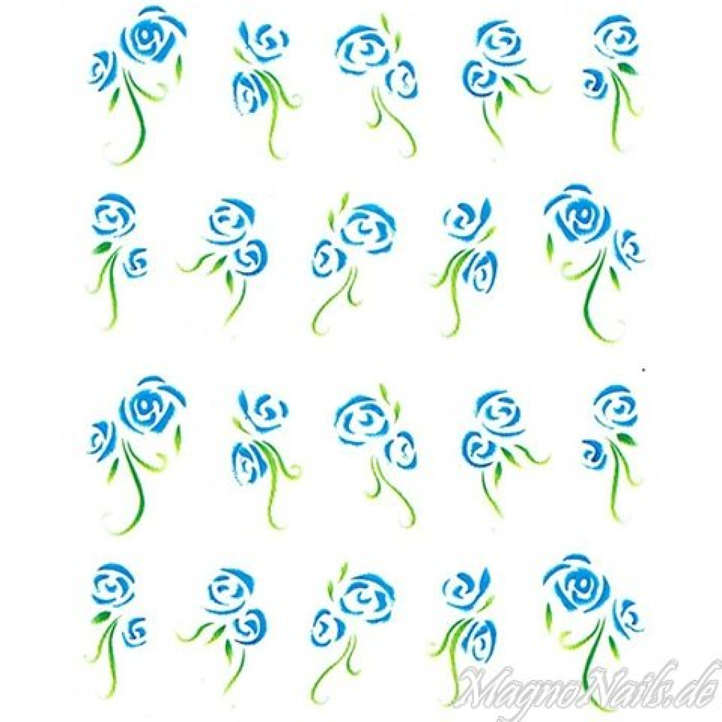 2D Nail Art One Stoke Sticker