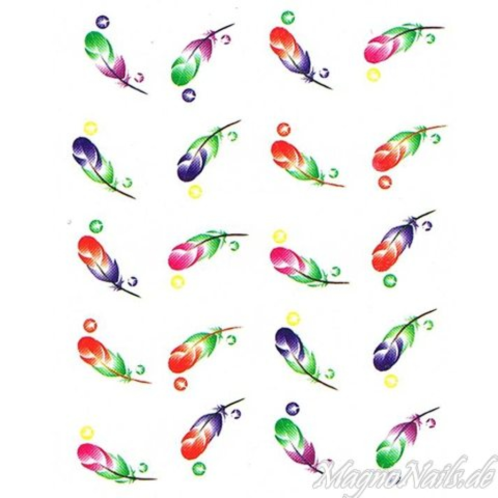2D Nail Art One Stoke Sticker