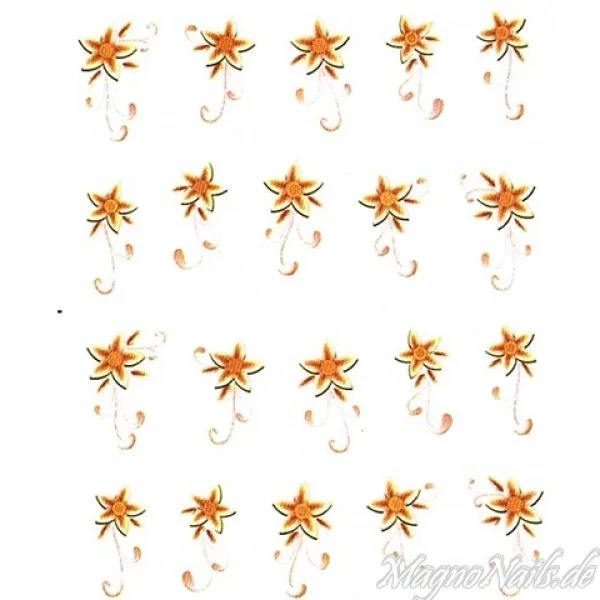 2D Nail Art One Stoke Sticker