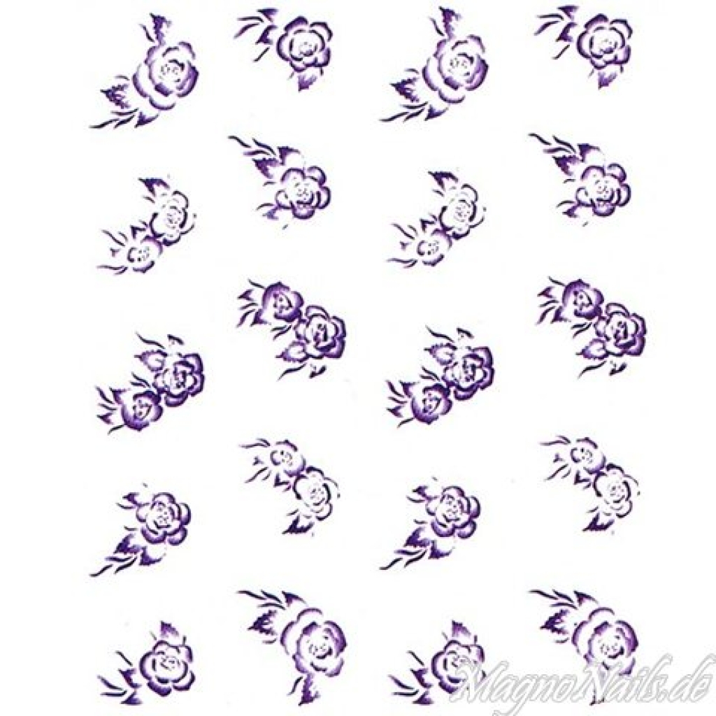 2D Nail Art One Stoke Sticker