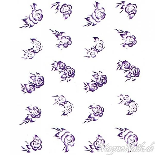 2D Nail Art One Stoke Sticker