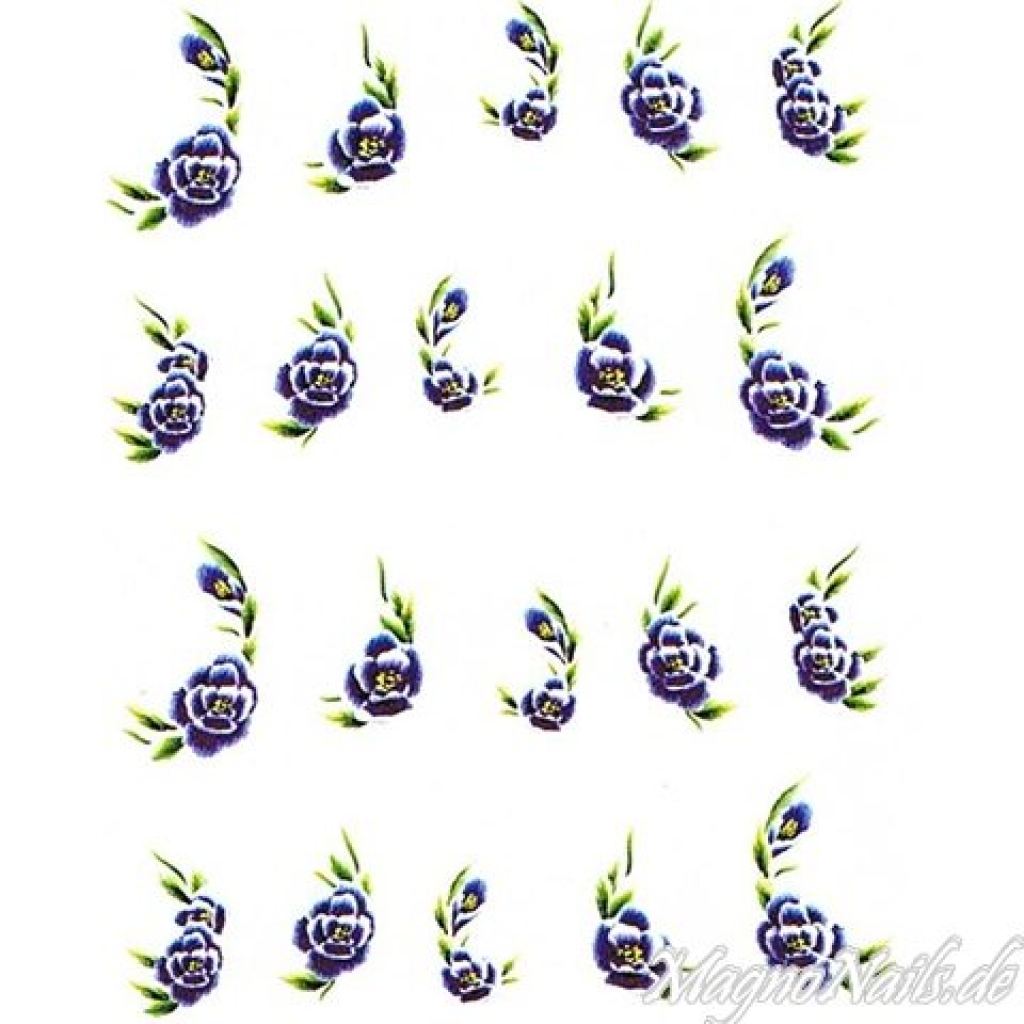 2D Nail Art One Stoke Sticker