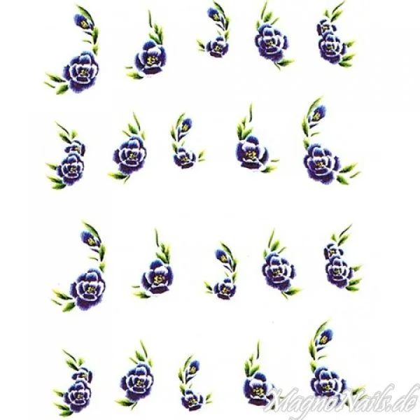 2D Nail Art One Stoke Sticker