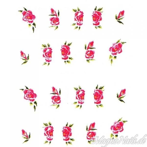 2D Nail Art One Stoke Sticker