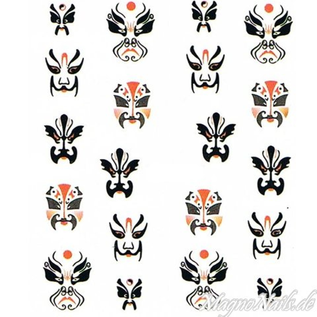 2D Nail Art One Stoke Sticker